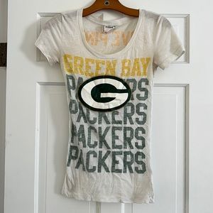 Green Bay packers pink tee